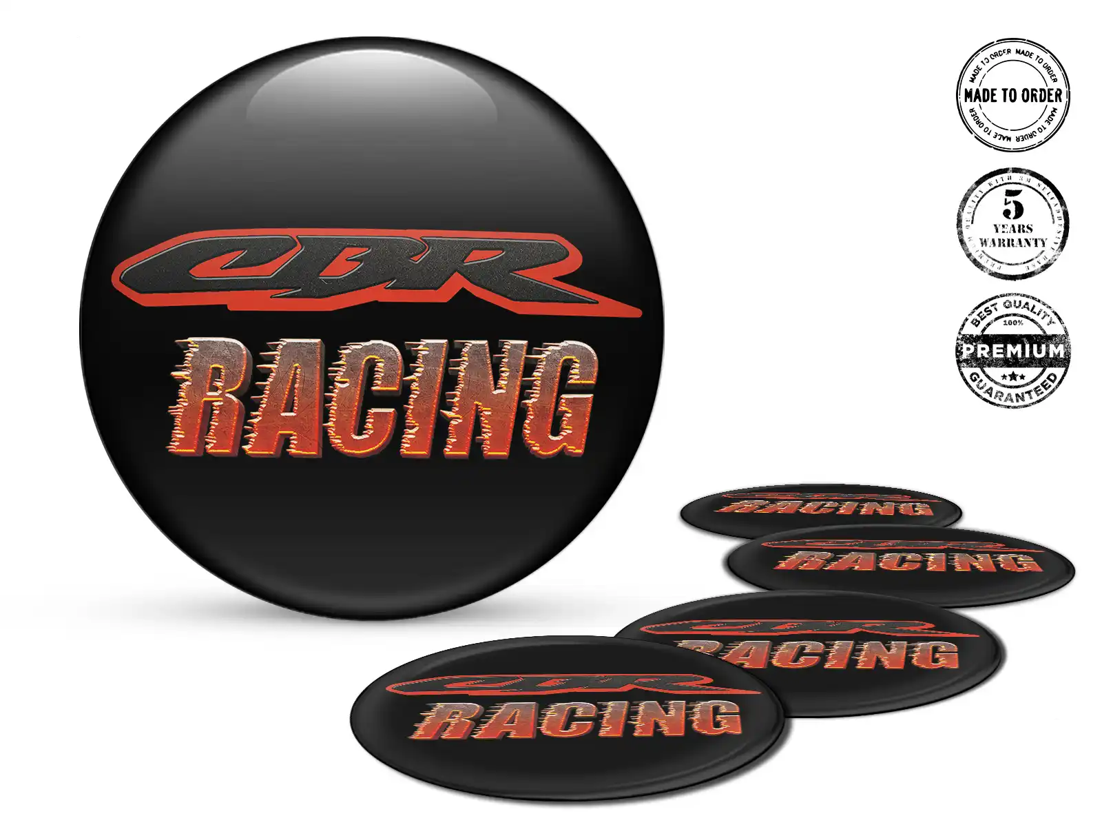 Resin Domed Stickers Limited Racing Extreme Core